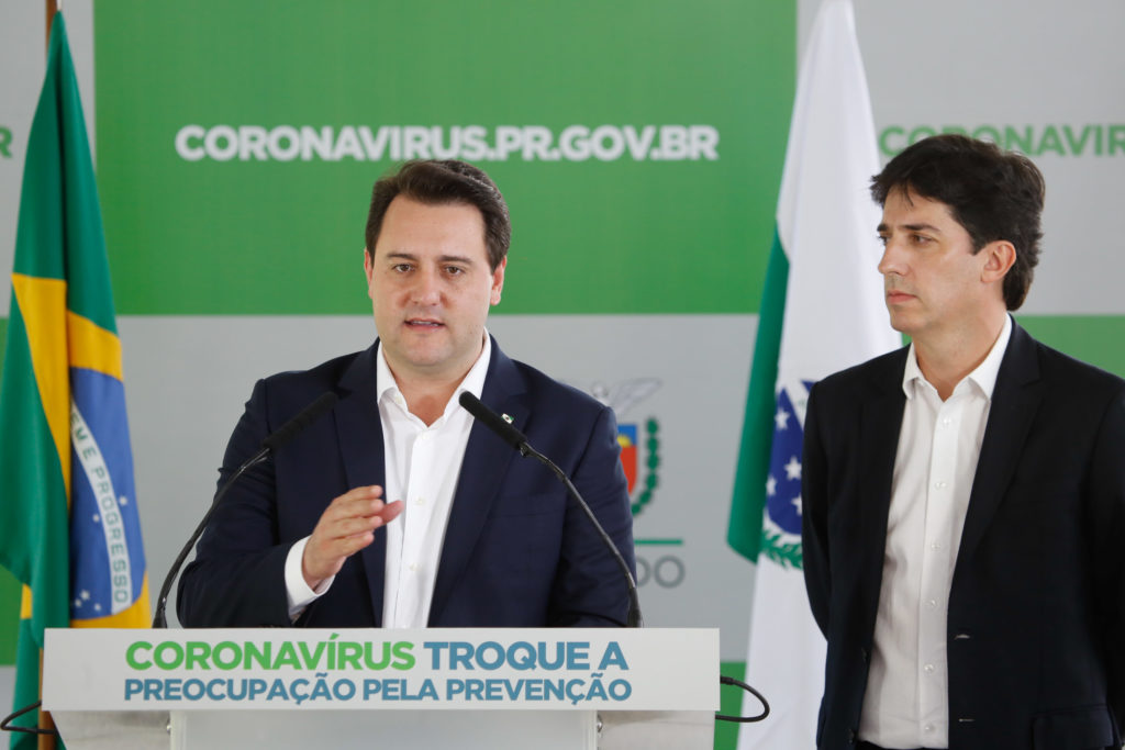 24/03/2020 - Pronunciamento do governador Carlos Massa Ratinho Junior
Foto Gilson Abreu