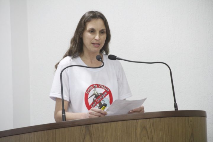 Jucimara Meira, do movimento União sem Dengue