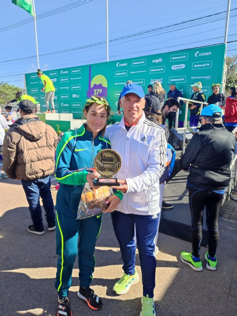 Atleta do Vale do Iguaçu é brasileira mais bem colocada em maratona