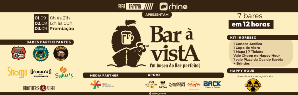 Bar à Vista: começa hoje o maior evento pirata do Vale do Iguaçu