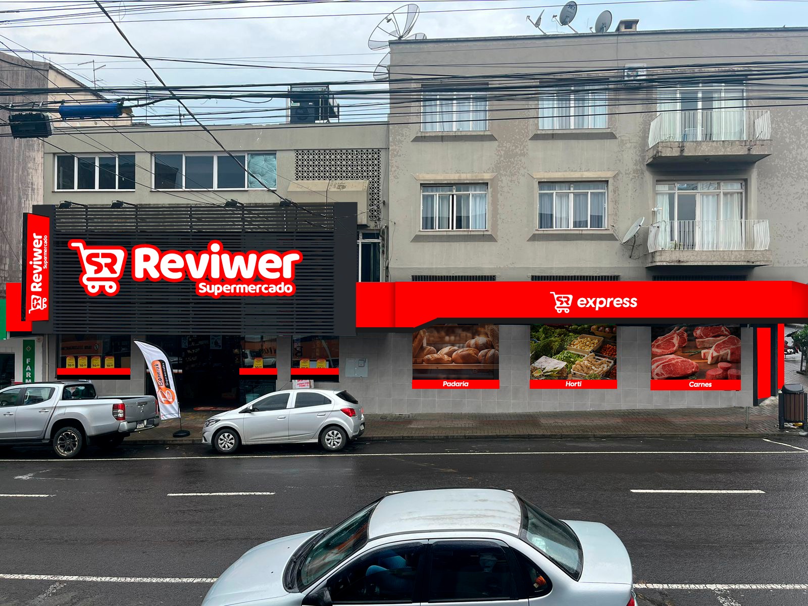 Nova unidade do Supermercado Reviwer será inaugurada na rua Sete de Setembro