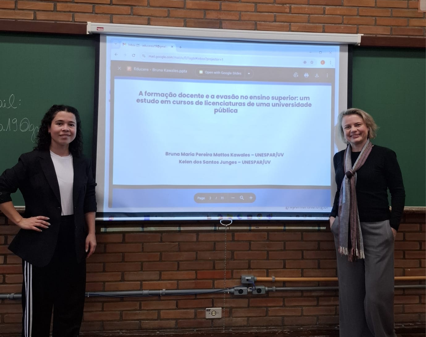 Pesquisadoras da Unespar apresentam estudos sobre evasão em congressos nacionais