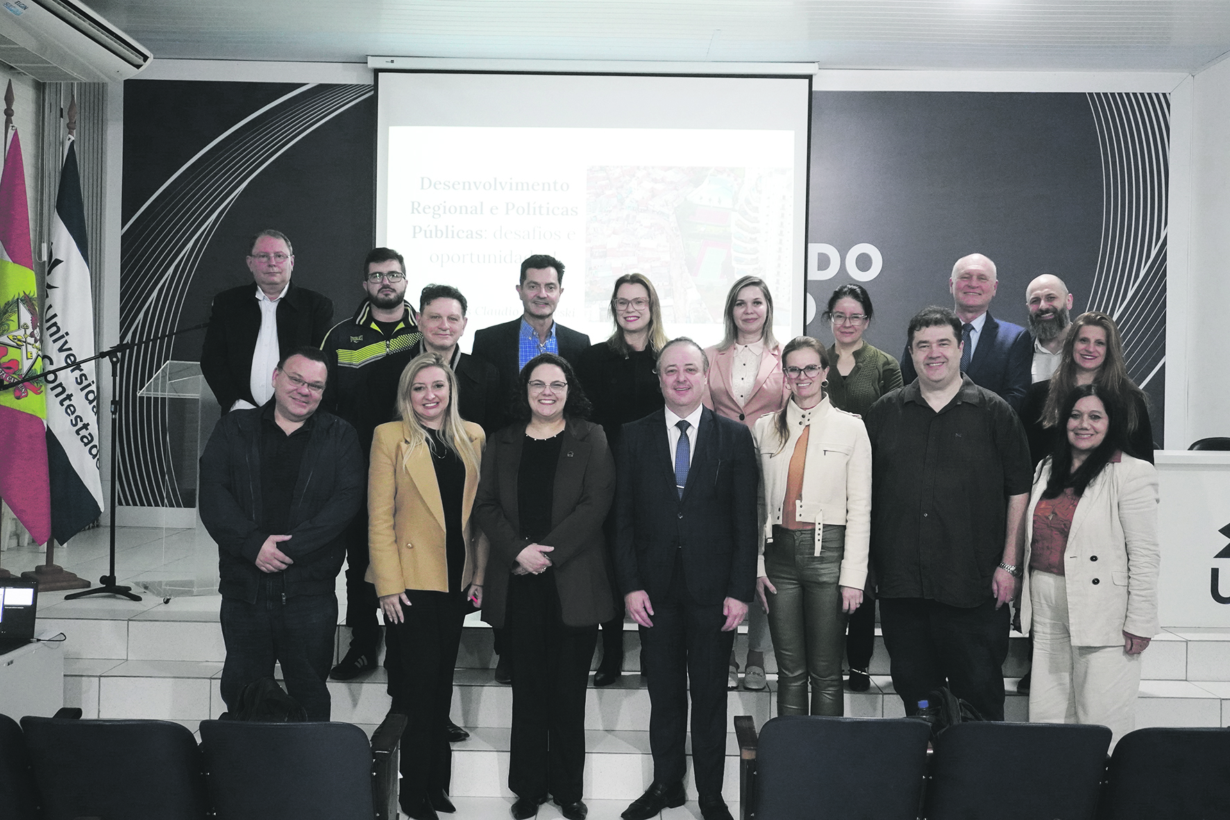 UNC realiza aula inaugural da sua primeira turma de Mestrado no campus Porto União