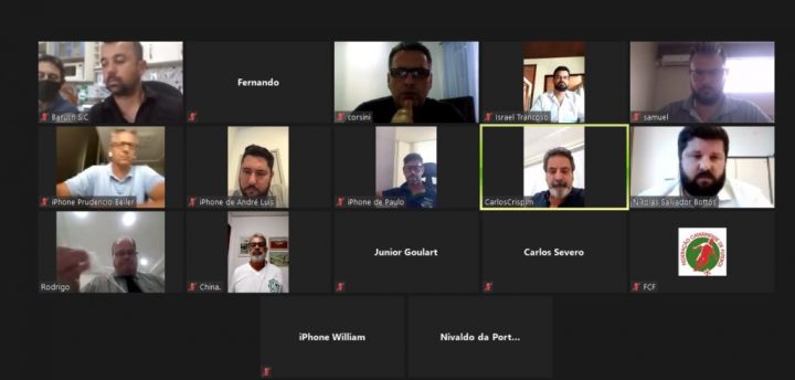 Reunião desta quinta-feira foi feita em formato on-line