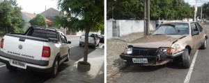 Acidente no centro de União da Vitória