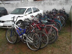 PM pede que proprietários de bicicletas furtadas as procurem na 2ª CIPM