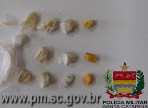 PM de Porto União faz nova apreensão de 'crack'