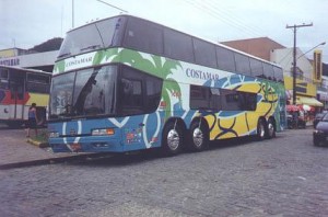 Ônibus de sacoleiros é assaltado no Trevo de Palmas