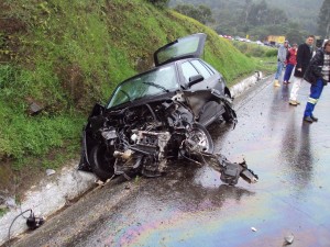 Colisão mata jovem próxima a Ponte do Rio Xaxim em General Carneiro
