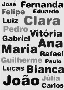 João e Maria são os nomes mais registrados em Porto União e União da Vitória