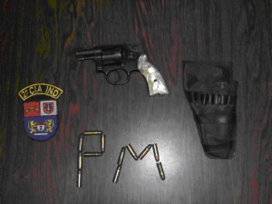 PM de Bituruna apreende menor com arma de fogo
