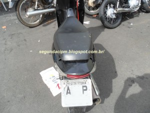 PM recupera moto furtada 