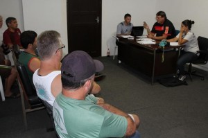 Arbitral na sala de reuniões da AME