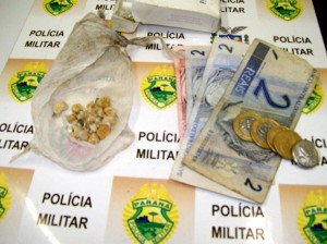 Polícia apreende crack na zona sul de União da Vitória crack-limeira-uniaodavitoria