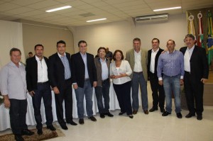 Representantes de Canoinhas e região com Ideli