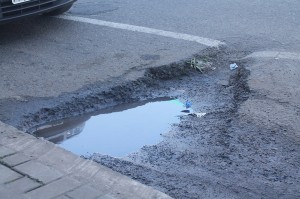 Buraco na rua