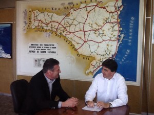 Mauro com Joao Jose do DNIT
