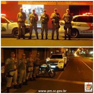 polícia ostensiva