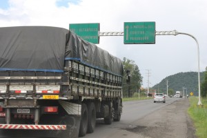 Movimento nas estradas