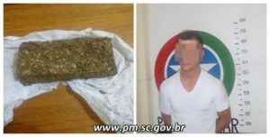 PM apreende maconha