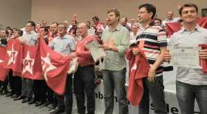 Posse dos presidentes municipais (Foto: Andréa Leonora)