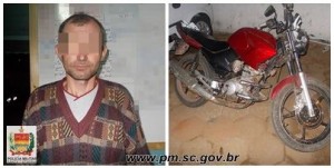 motociclista embriagado