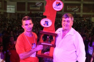 Olímbairros: Nossa Senhora Aparecida fecha em primeiro no geral Premiação para o bairro Nossa Senhora Aparecida, campeão geral dos jogos