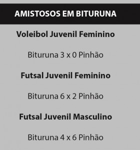 Amistosos em Bituruna