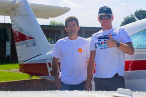 Álvaro, de Itapema, encontrou dificuldades em Foz do Iguaçu mas também fez um bom voo