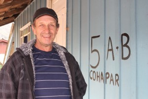 Sebastião mora na Autopista há 20 anos e aprova mudança