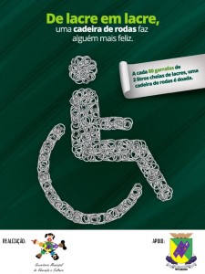 Campanha de recolhimento de lacres garante cadeiras de roda para o hospital Erasto Gaertner