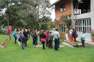 No Rancho das Cabras conheceram a história do casal proprietário e o manejo com as cabras