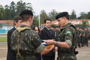 Cerimônia homenageou os amigos do batalhão