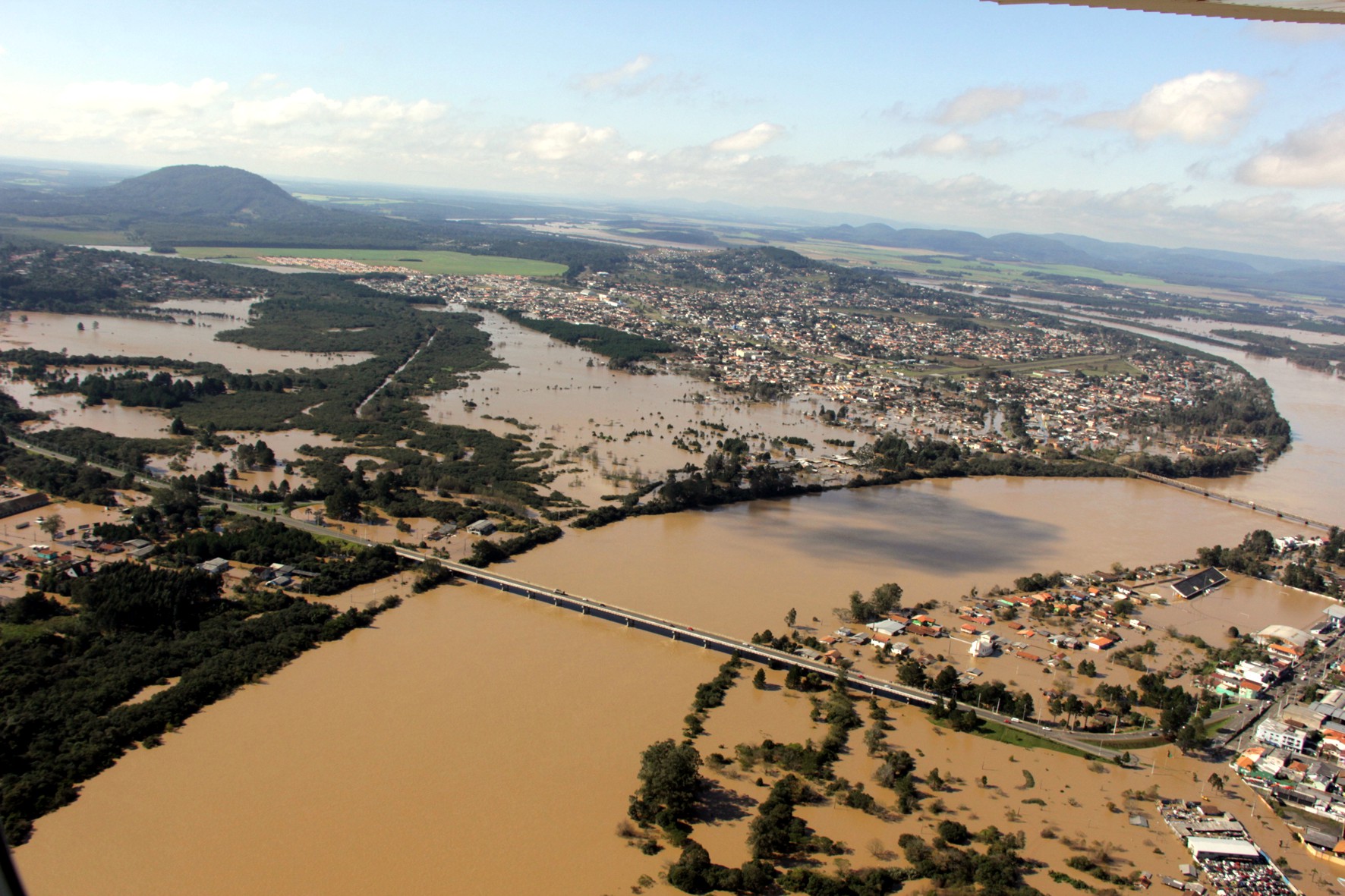 Nível do Iguaçu está na faixa dos sete metros Nível do Iguaçu está na faixa dos sete metros