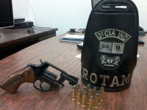 arma apreendida