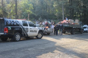 Policiais militares acompanharam a desocupação da ONG pelos gestores destituídos (Jair Piloto Nunes/Jornal O Comércio)