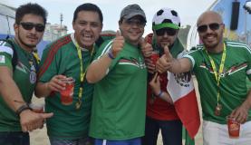 As Fanfests – festas populares com telões para acompanhamento dos jogos - reuniram torcedores de diversas nacionalidades (Foto: Fernando Frazão/Arquivo/Agência Brasil)