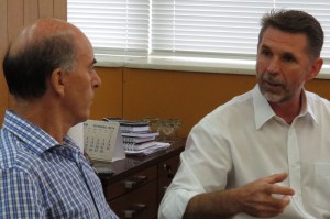 Anízio de Souza e Pedro Ivo Ilkiv avaliaram 2014 de forma positiva (Foto: Arquivo)