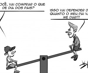 Charge dia dos Pais