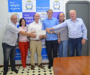 Legislativo de Porto União bate seu recorde e repassa R$ 1 milhão para a Prefeitura Foto: Divulgação/CMPU