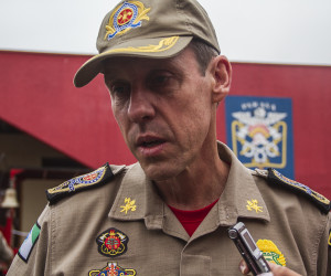 Coronel Juceli Simiano Junior alerta para manuseio correto de fogos de artifício Foto: Divulgação Corpo de Bombeiros/PMPR/SESP