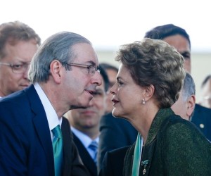 Eduardo Cunha e Dilma Rousseff