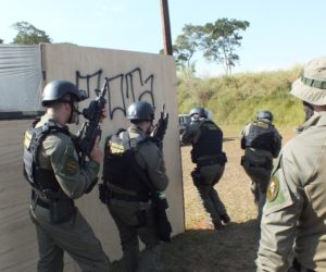 Policiais do Paraná, participaram em Goiânia da capacitação para as olimpíadas. Foto|: Divulgação