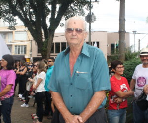 Osni Werle já é aposentado, porém afirma apoio aos demais moradores