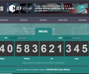 Valor arrecadado até as 6h25 da manhã desta quarta-feira, 27