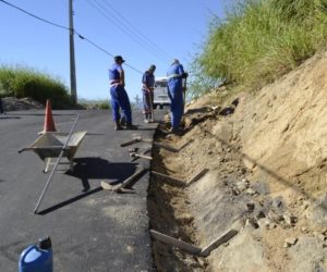 Pavimentação de avenida em Tubarão foi uma das obras com recursos do Fundam - Foto arquivo: Eduardo Zabto / ADR Tubarão