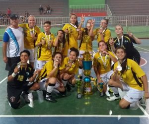 Futsal feminino de União da Vitória. (Foto: Reprodução).