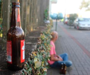 Beber em público tem local definido por lei em União da Vitória. (Foto: Mariana Honesko).