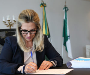 Governadora Cida Borghetti. (Foto: Orlando Kissner/ANPr).