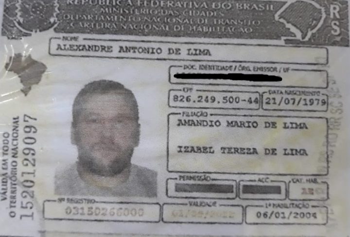 Alexandre Antônio de Lima - Desaparecido